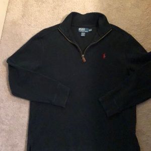 Men’s Polo by Ralph Lauren 100% cotton zip sweater